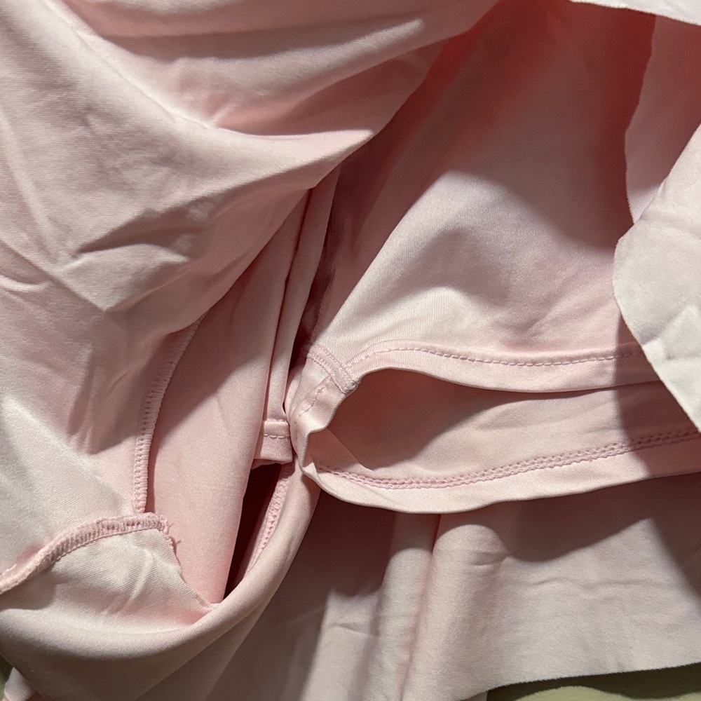 Women's Pink Athletic Shorts - Picture 2 of 3